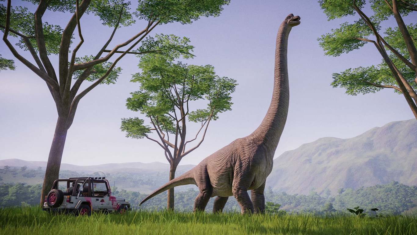 Un diplodocus du Jurassic Parc